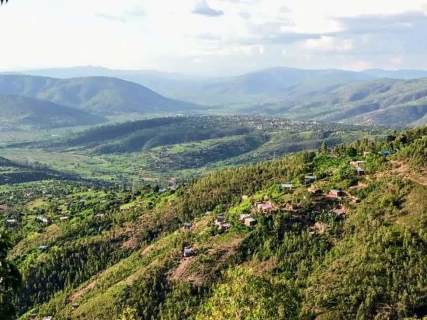 Kigali: Mount Kigali and Cultural Village Tour with Snacks - The climb through farms and hillside homes