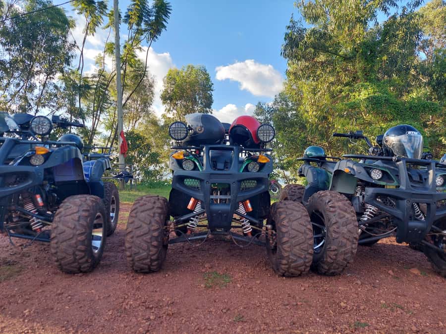 Kigali: Quad Bike Ride on Dirt Roads - Learning the controls before the trail
