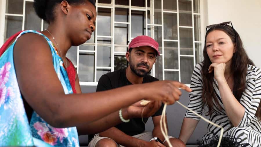 Kigali: Traditional Basket Weaving in a Garden - Starting with stories, tools, and a warm welcome
